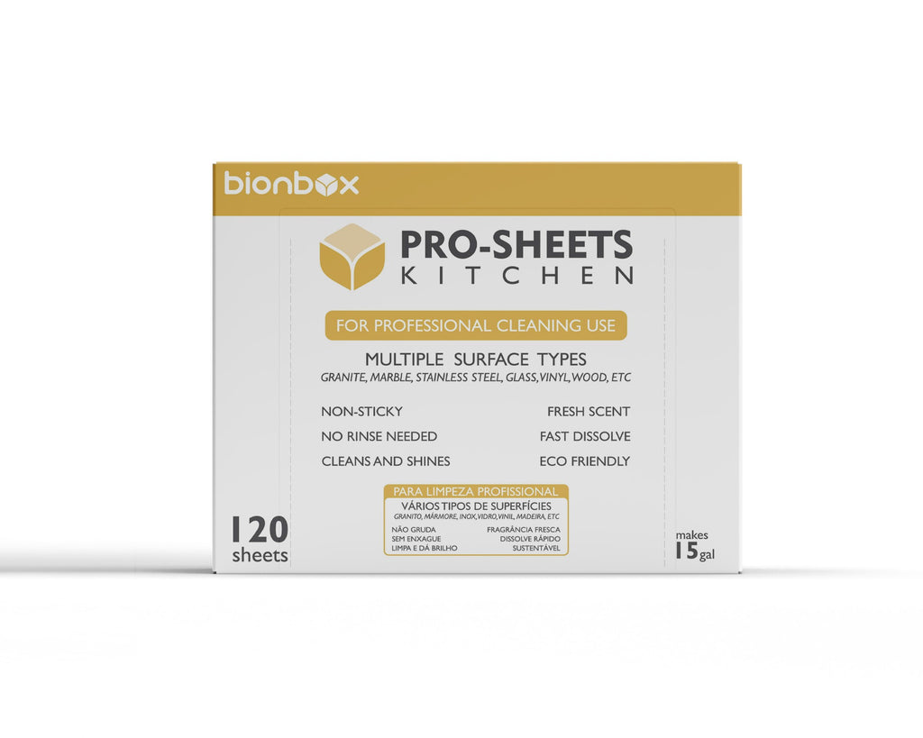 Pro Sheets Bionbox Pro-Sheet Kitchen - Kitchen Cleaner – Bionbox Store