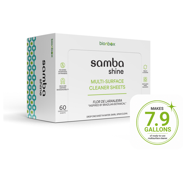Bionbox Samba Shine Multisurface Cleaning sheets