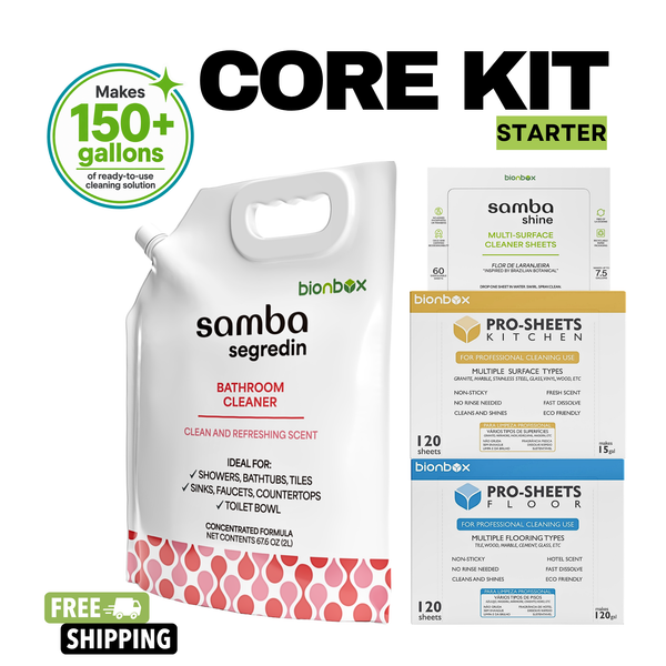 Bionbox CORE Starter Kit - 4 Products, 4 Core Routines | Cleaning System for Cleaning Companies